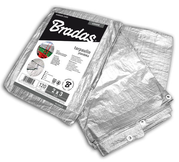 Krycí plachta Stříbrná 2 x 3 m / 120 g